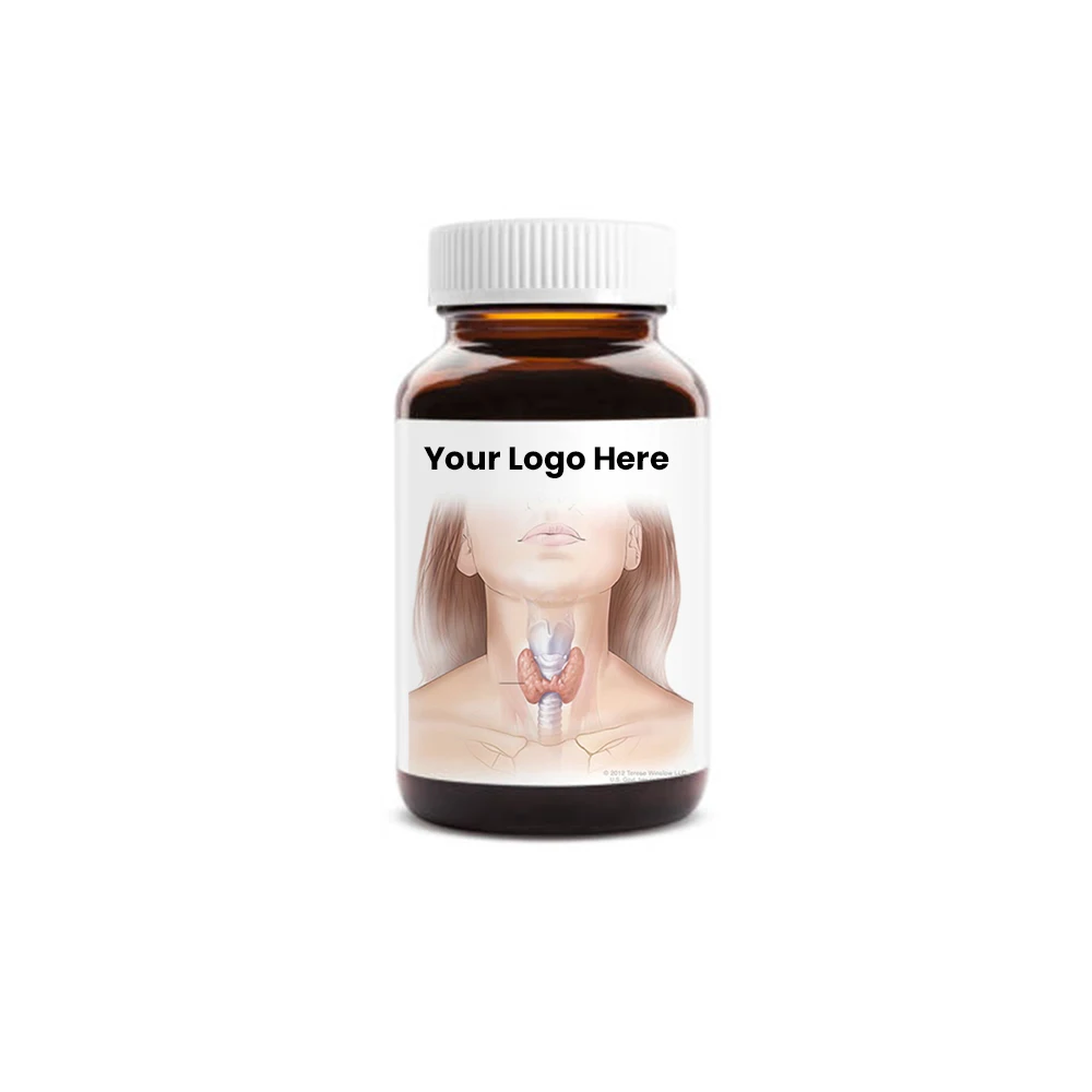 Indian Herbal Supplements for Thyroid Care 60-Capsule Healthcare Supplement Capsule