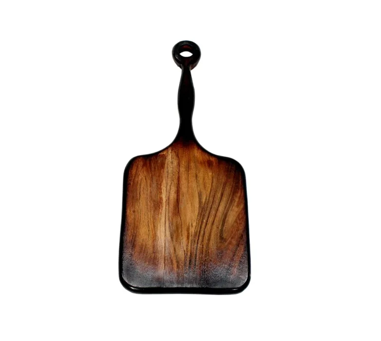 Wholesale Laser Logo Dark Light Kitchen Bulk Small Acacia Beech Walnut Olive Oak Teak Wood Chopping Cutting Board With Handle