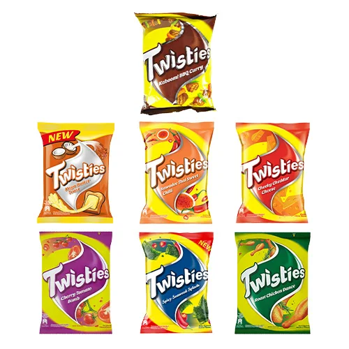 TWISTIES пряный ароматизатор морских водорослей 60 г ароматизированные Кукурузные Закуски продукты оптовик Малайзия