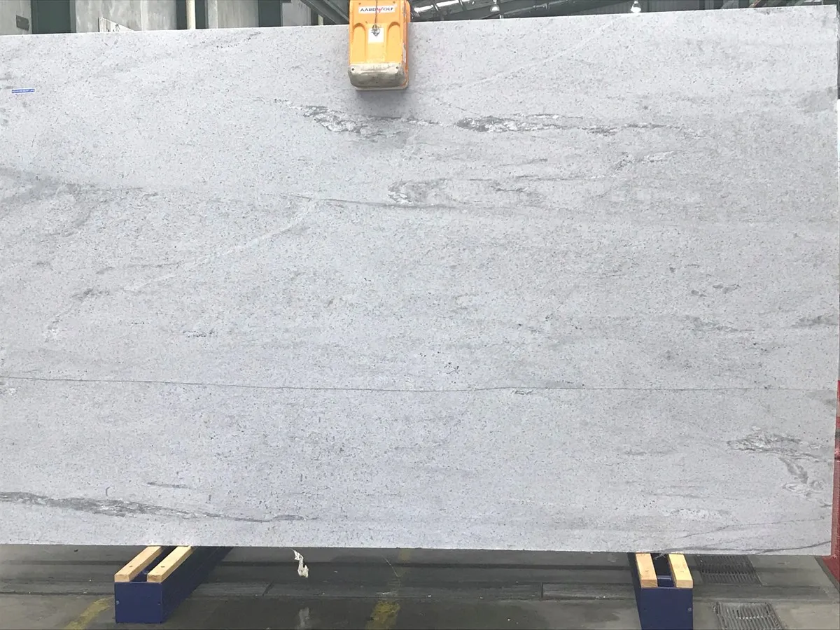 Granite Slabs Best Quality Snow White White Polished Natural Stone Granite Building Facade 15~20 Days Stonemines Cut-to-size 2.7