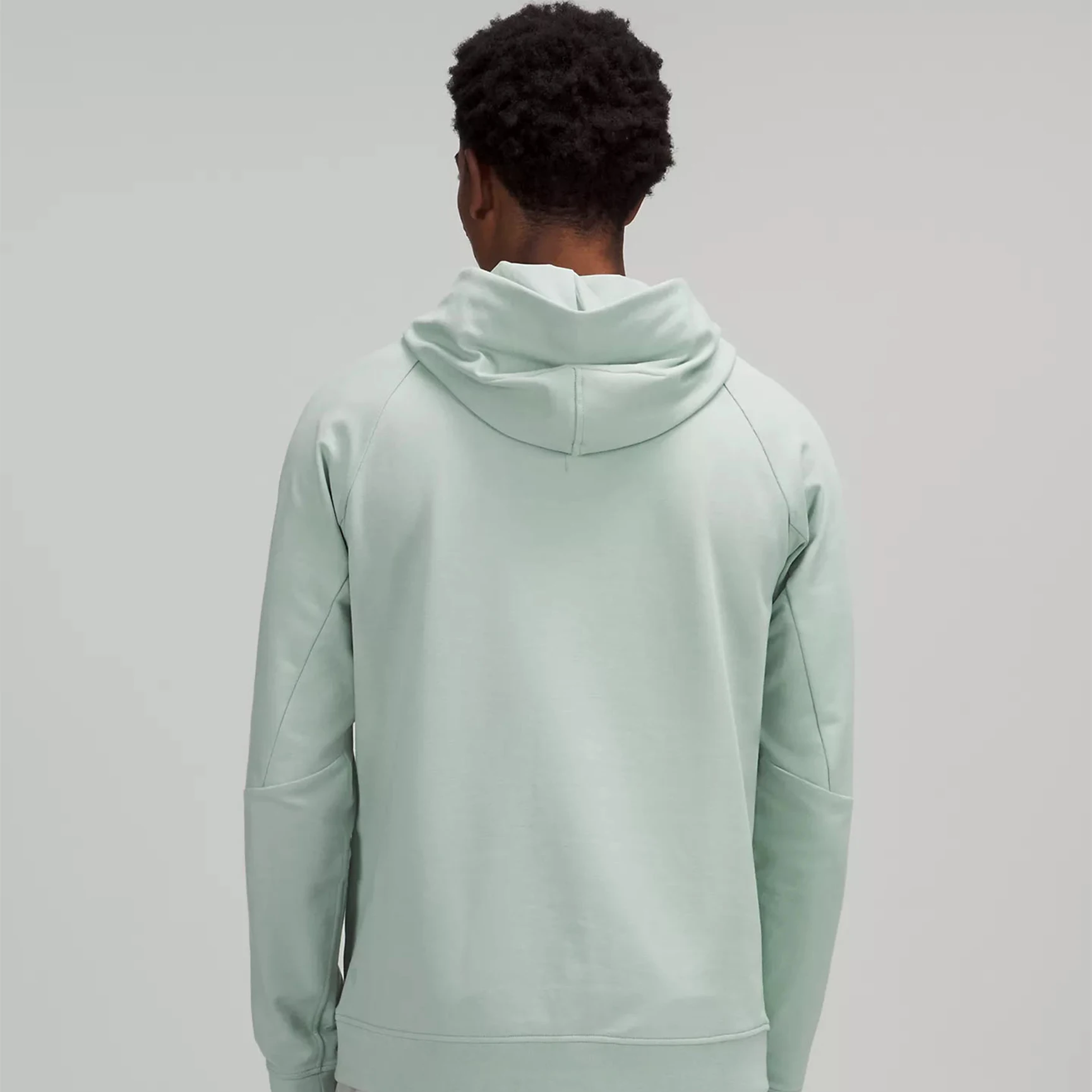 Брендовый пуловер с капюшоном для мужчин большого