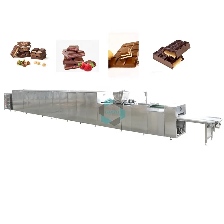 Gusu Professional Chocolate Making Machine Chocolate Machine High Productivity Full Line with CE