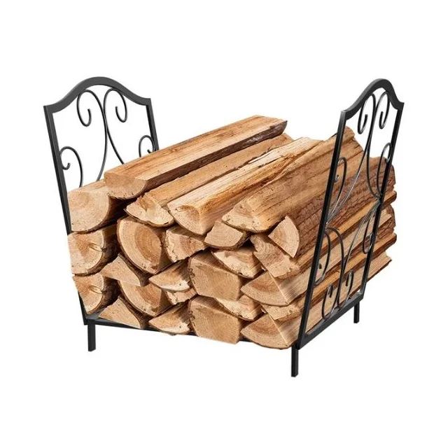 Firewood Log Rack Half Round for Wood Storage Curved Outdeoor Indoor Firewood Storage Racks Log Holder For Fireplace