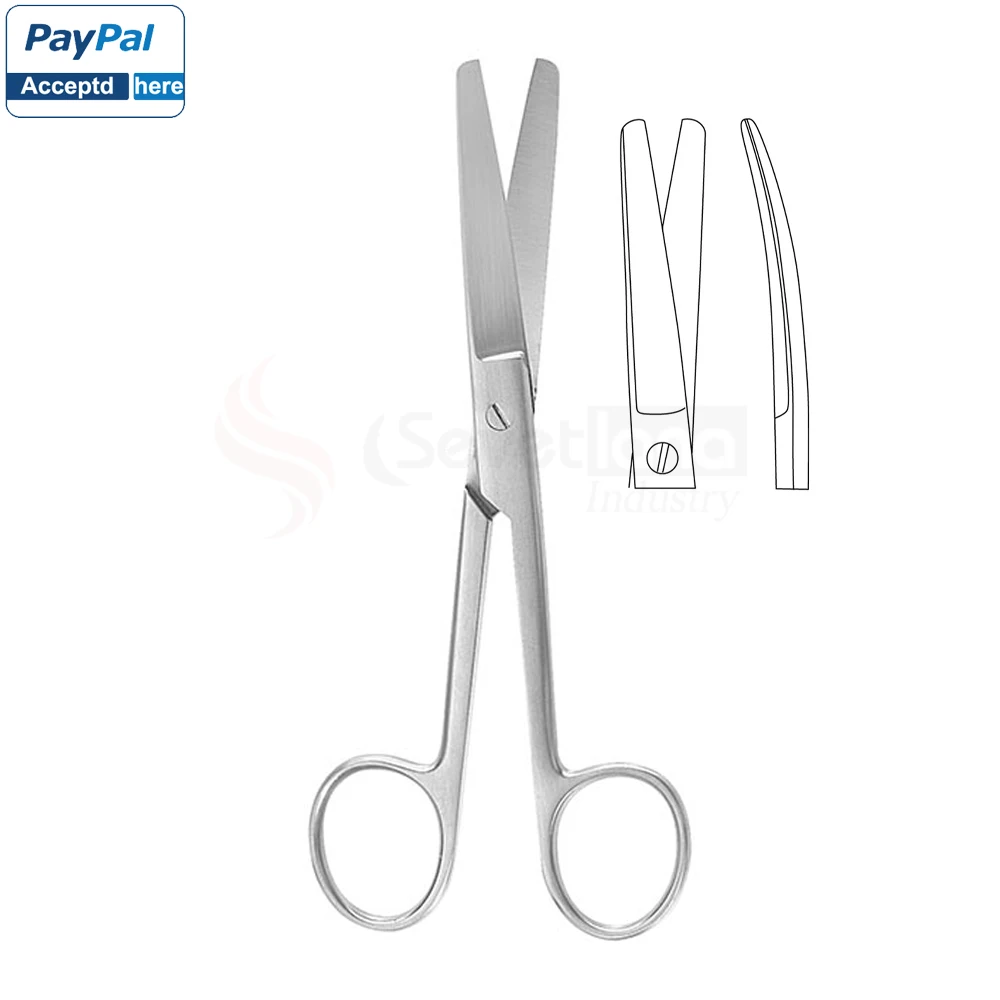 High Quality STANDARD Operating Scissors Curved Sharp/Sharp Surgical Scissors OEM SCISSORS  by SEVETLANA INDUSTRY