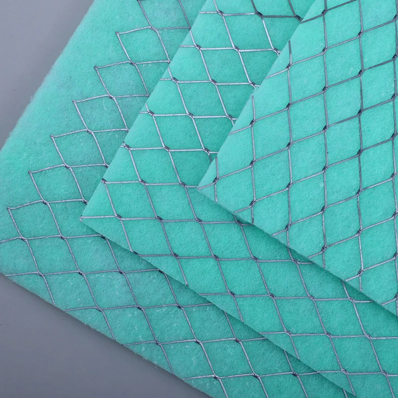 Home reusable PP PET G4 Pre-filter media Blue White Synthetic Laminate Wire Mesh Pre-filteration Media Roll MERV 8 9 11 13 14