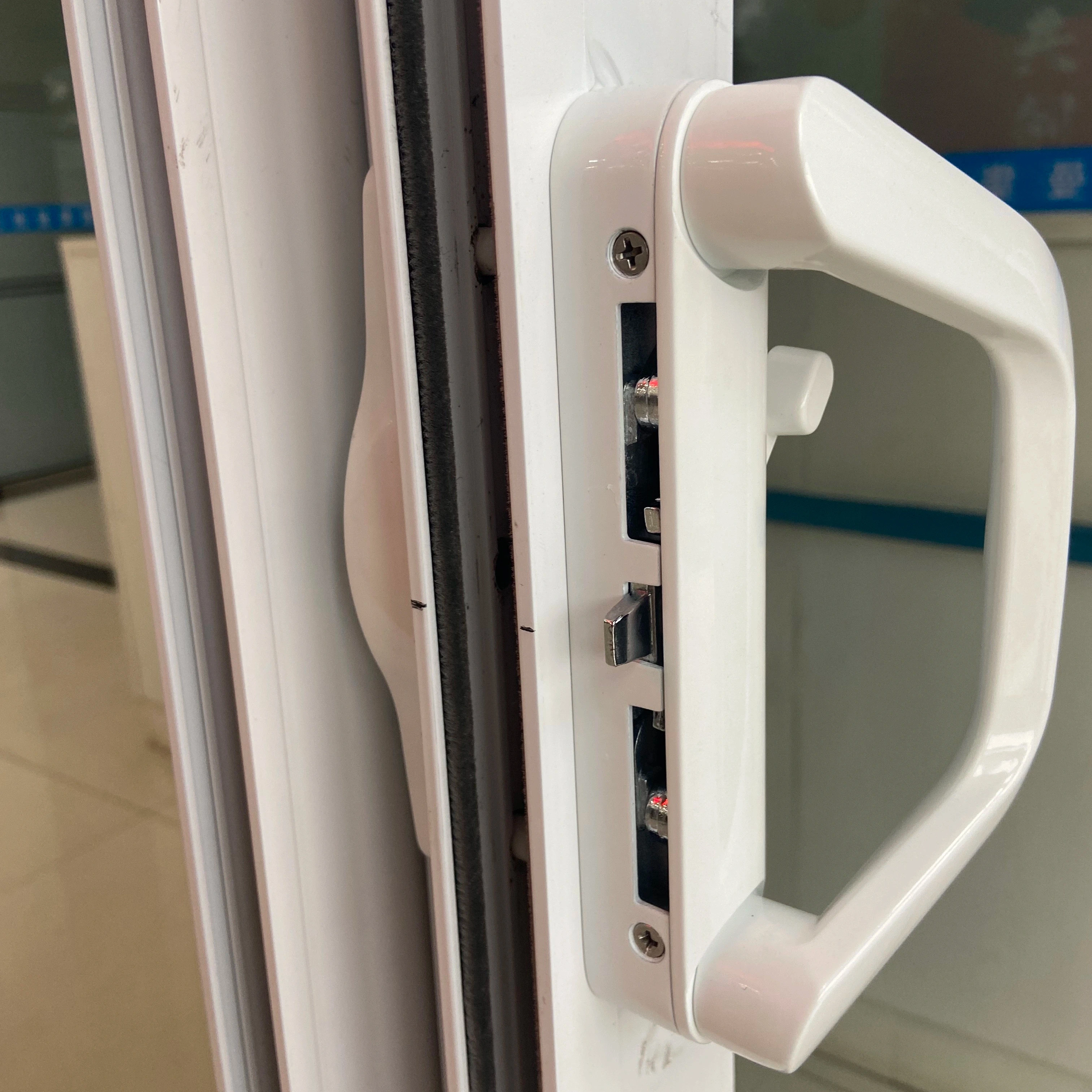 AS2047 TOMA Triple Glass Aluminium Sliding Modern Window Door Good Quantity SS Screen With Lock 4-Track Security Door