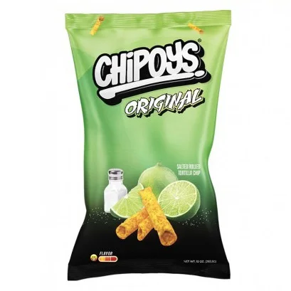 Chipoys Fire Red Hot Spicy Rolled Tortilla Chips 4 Ounce 96 Per Case Cheap price for the best quality Chipoys Chile Limon 113.4g
