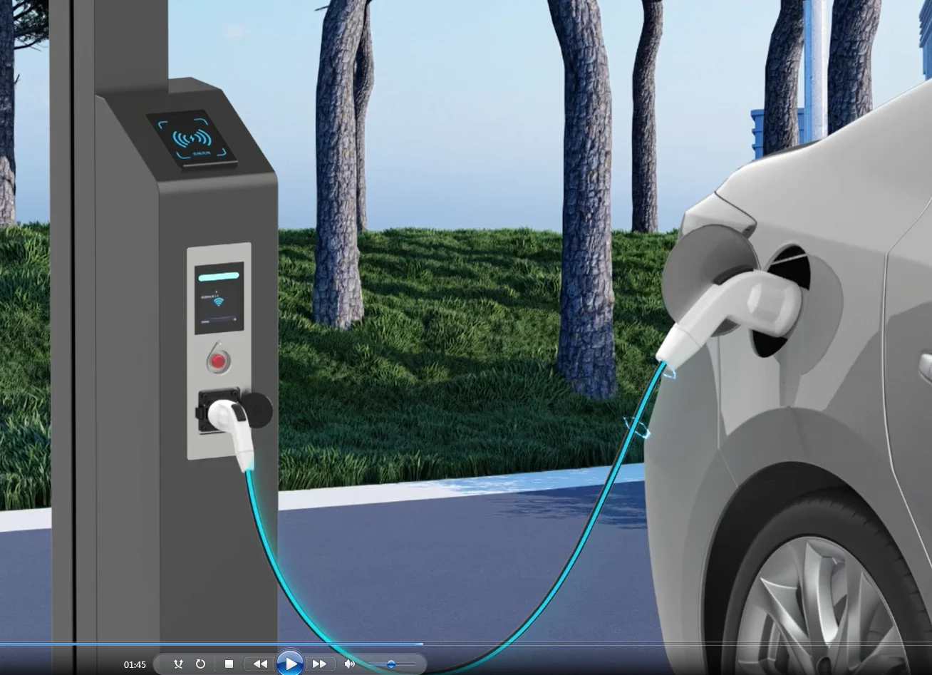 INTEFLY smart pole cloud AI camera Office wall letrero business signs backlit metal logo signage lighted commerical p3 lighting