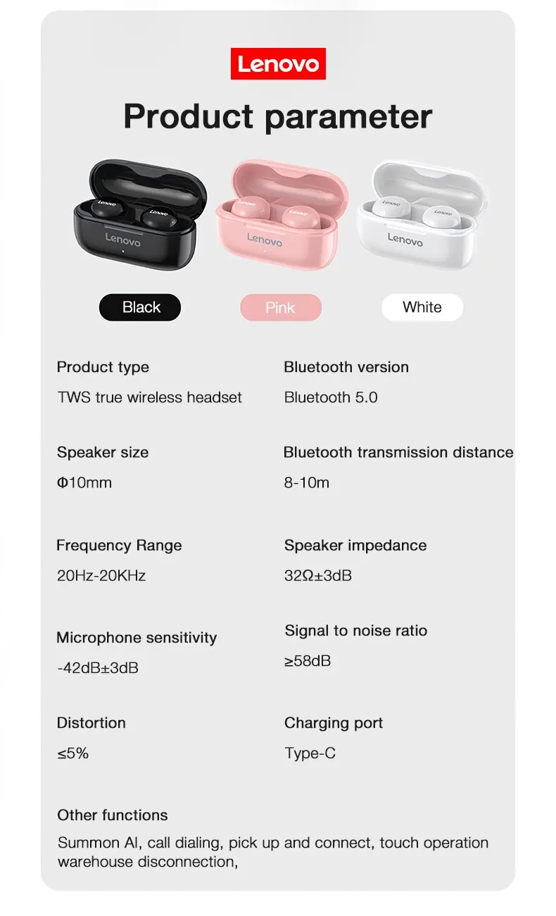 wholesale Lenovo LP11 universal waterproof Game Audifonos TWS Low Latency Sports Headphone wireless BT Earbuds earphones