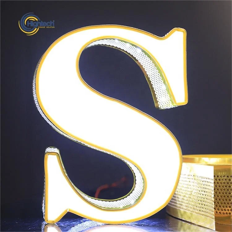 Боковая подсветка с отверстиями, зеркальные матовые золотистые и Серебристые мягкие полоски с буквами для ручного использования