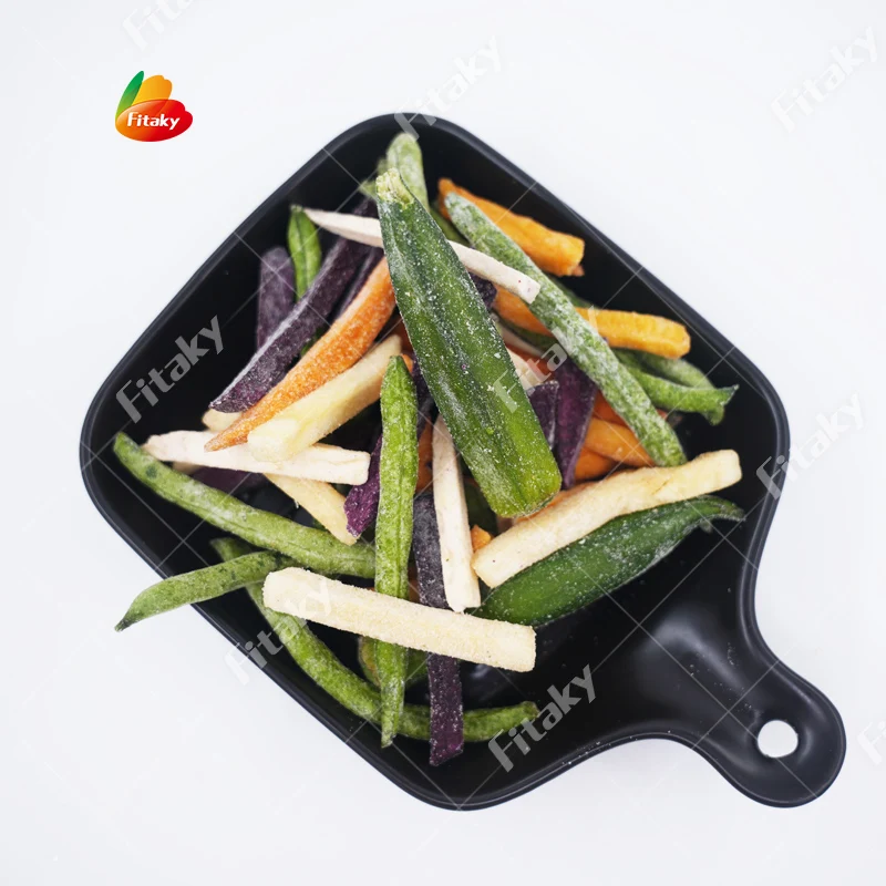 MSG Free No Artificial Colors Fruit and Vegetable Snack Vegetable Crisp Vegetable Chips Snacks