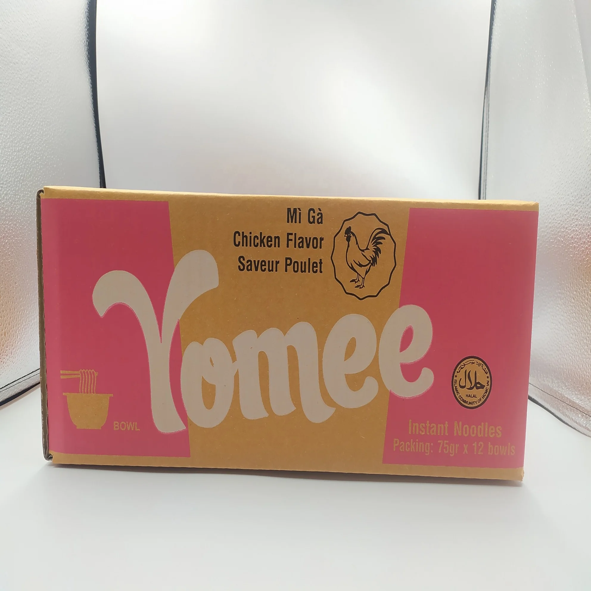 Competitive price Chicken flavour 75gr x 12 - Instant Noodles Bowl - Chicken flavor TG0063 Whosale in bulk from Vietnam