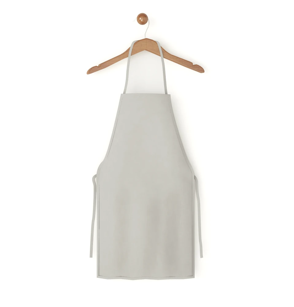 White apron in simple design Wholesale in India...