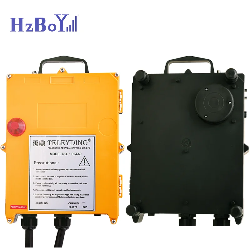 Hzboy F24-60 промышленных подъемного крана башенный кран беспроводной пульт дистанционного управления станция для перекачки бетонного раствора