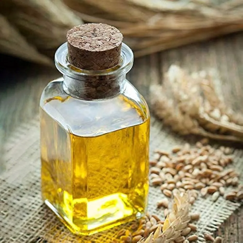 100% Natural Cold Pressed Wheatgerm Oil Liquid Cosmetic Grade Carrier Oil Sample Available in Bulk
