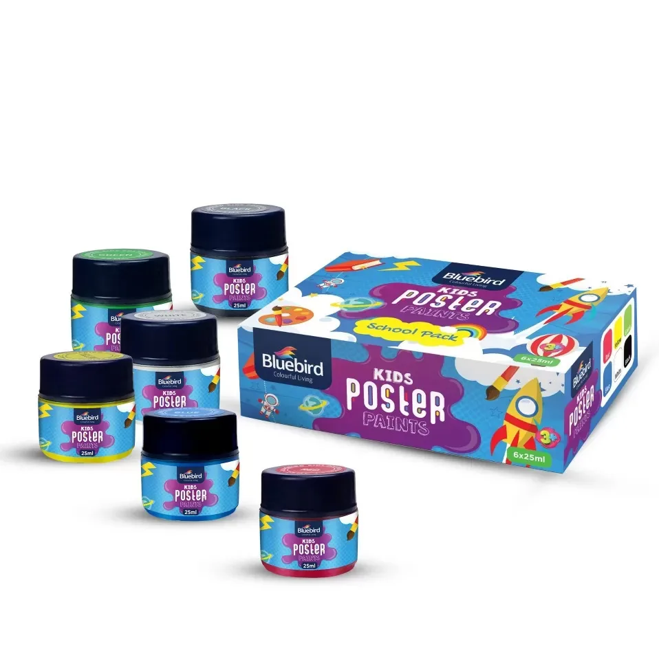 Wholesale Professional Quality Art Paints 25ml Set of 6 & 12  1 bottle 500ml  Primary Poster Paints Best Prices Available
