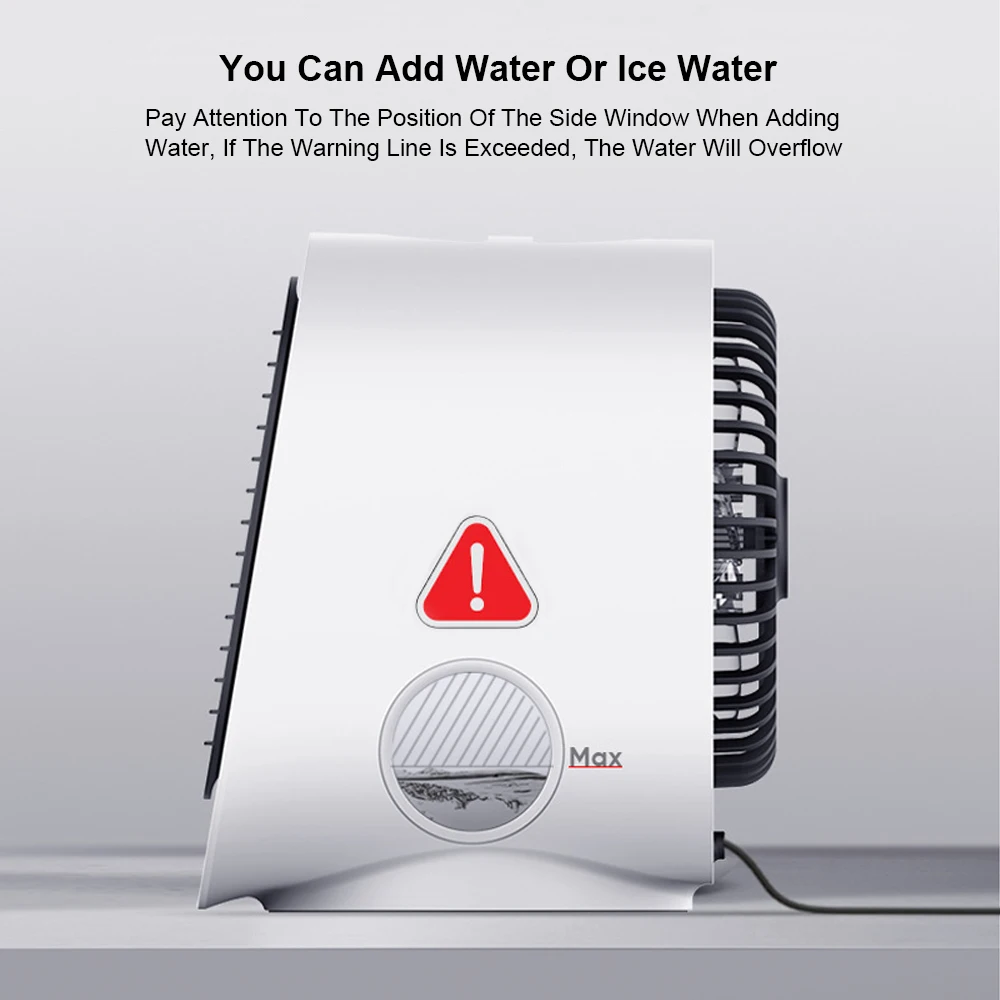 New High Quality Air Conditioner Fan Mini Humidification Cooler Office Household Desktop Usb Air Cooler Fan DC Portable Room