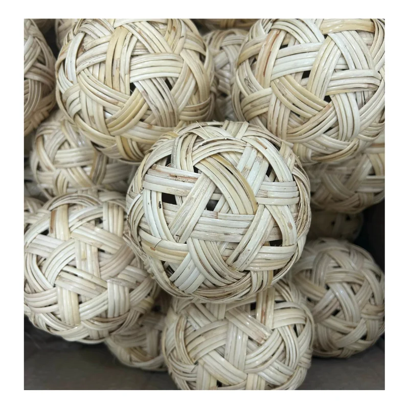 New Trends Decorative Rattan Balls - Natural Traditional Rattan Balls For Sepak-Takraw Game Sport And Home Decoration