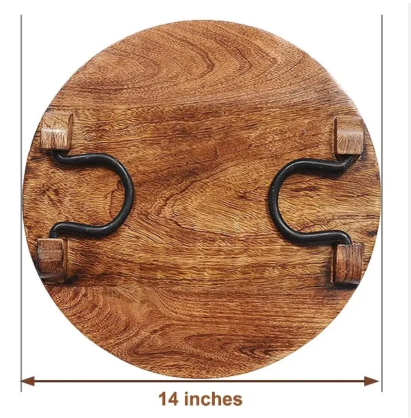 Food Safe Footed Tray for Serving & Storage  Multifunctional Use for Bathroom and Kitchen Accessories