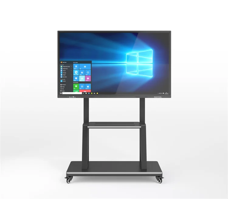 New Infrared Touch Screen With 1000M Global Internet Supported Electric Digital Interactive Whiteboard Flat Panel Display