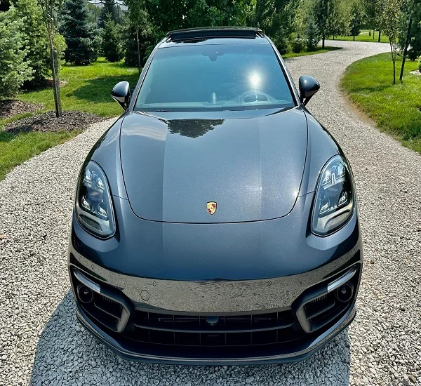 Эксклюзивный доступный аукцион использованный 2023 Po rs ch e Panamera 4 платиновая упаковка с небольшим пробегом в удивительном наличии готовый к отправке