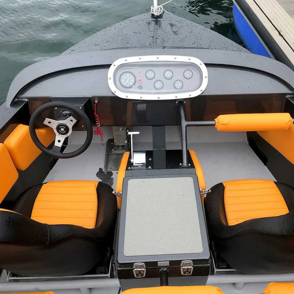 2025 New Aluminum Drifting Jet Boat with Engine Sightseeing Boat for Wholesale