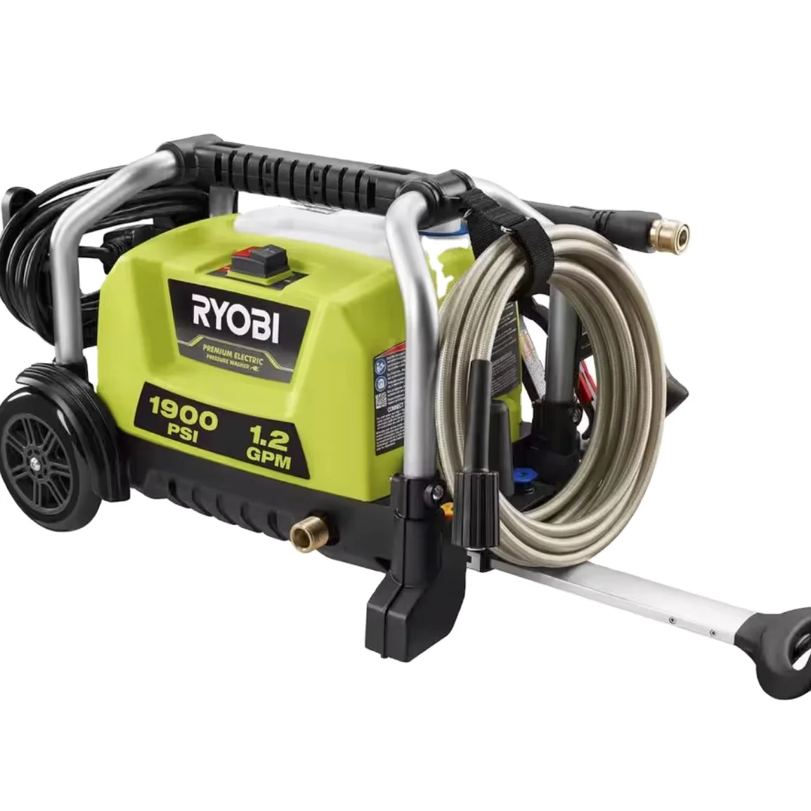 Электрическая мойка RYOBI 1900 PSI 1 2 GPM с холодной водой