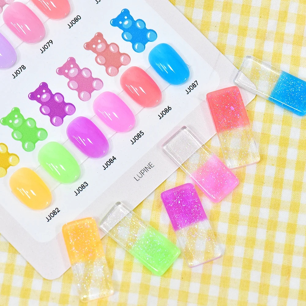 Gel nail polish 87 colors korean syrup nail JJINTTAK collection premium quality best glitter uv led gel lamp 10ml