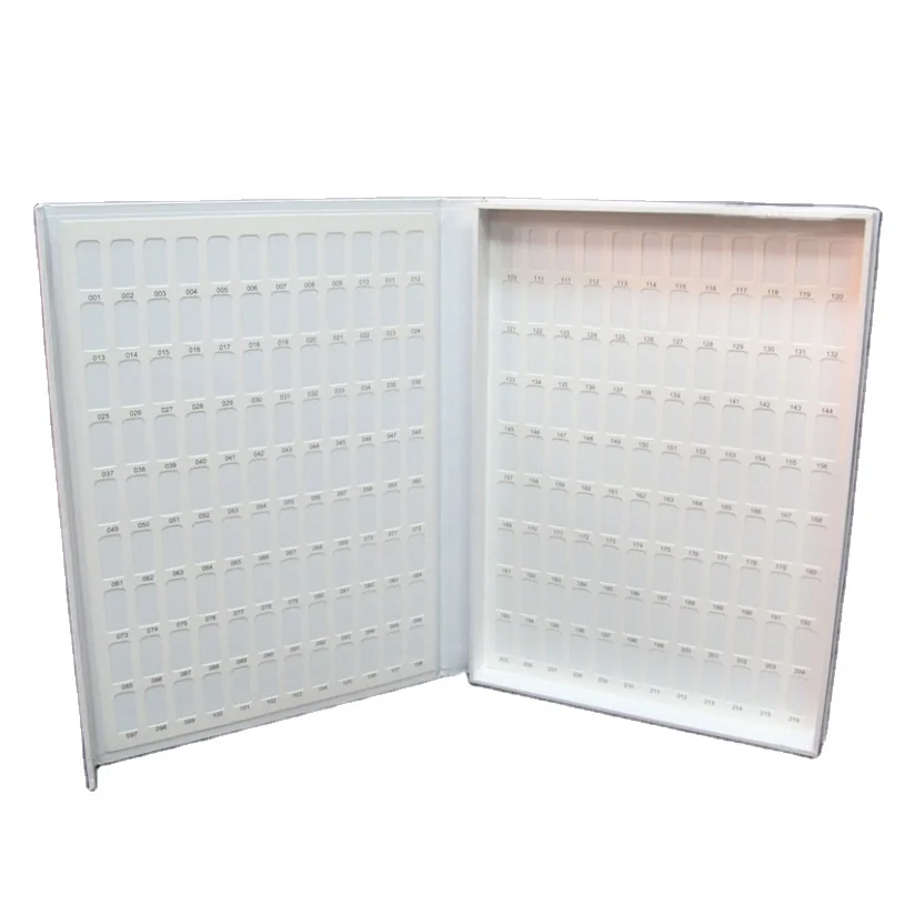 Nail Color Card Wholesale Acrylic removable nail tips display book 160 colors ALBUM TO SHOW NAIL ART