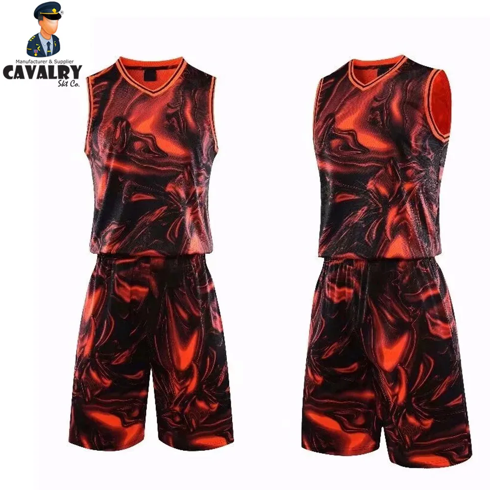 Latest Design Sport Wear Custom Basketball Uniform High Quality Custom Sublimation Basketball Uniform By CAVALRY SKT COMPANY