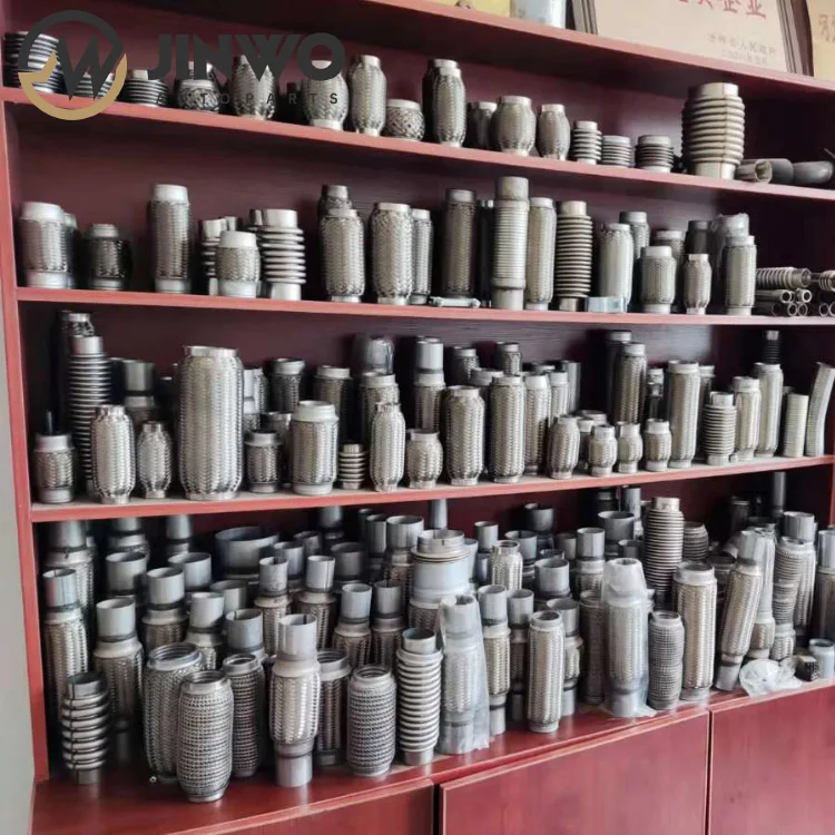 Braided Metal Flexible Silencer Pipe With Nipple