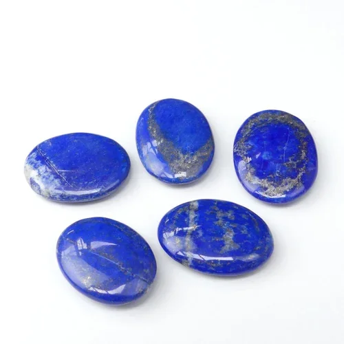 Lapis Lazuli Palm Stone Cristal Polished Gemstone