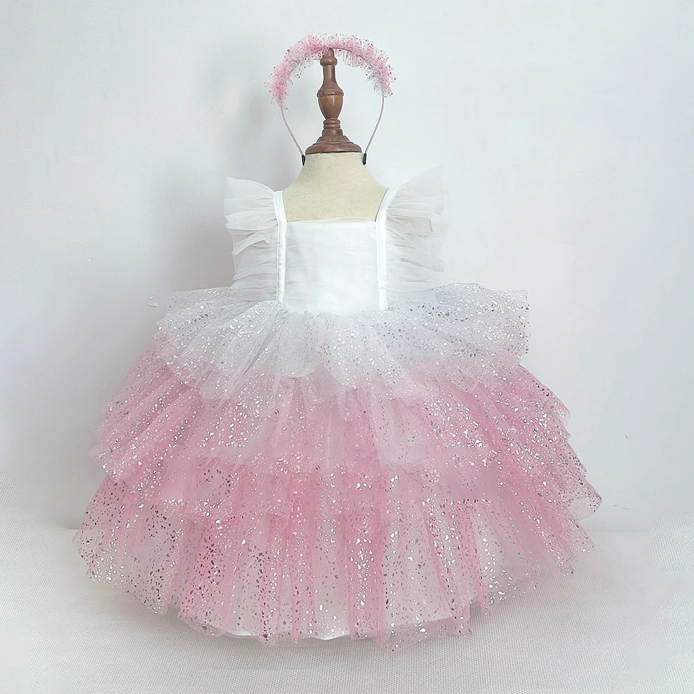 Made In Vietnam - Princess Costume Kids Dresses For Girls Clothing Flower Party Girls Dress Elegant Wedding Dress
