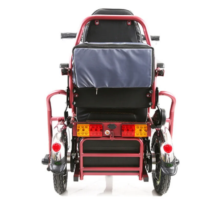 Export Double Elderly Leisure Electric Tricycle Scooter Folding Adult Disabled 3 Wheels Electric Scooter