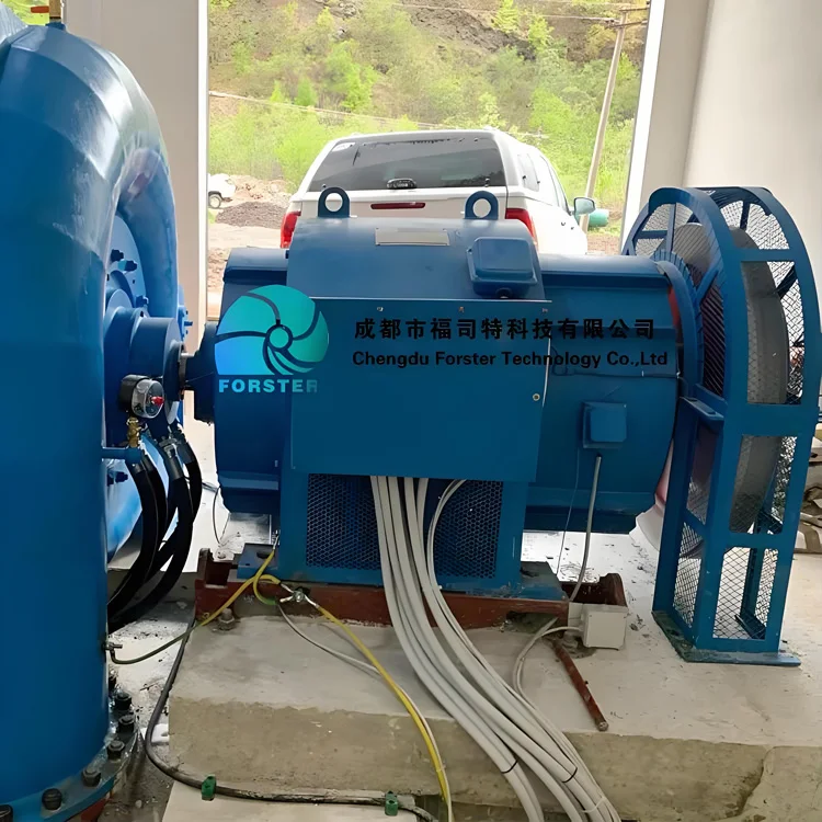 Buy Small 2MW Vertical Axis Hydroelectric Water Turbine Governor Hydroelectric Power Plant Turbine Generator