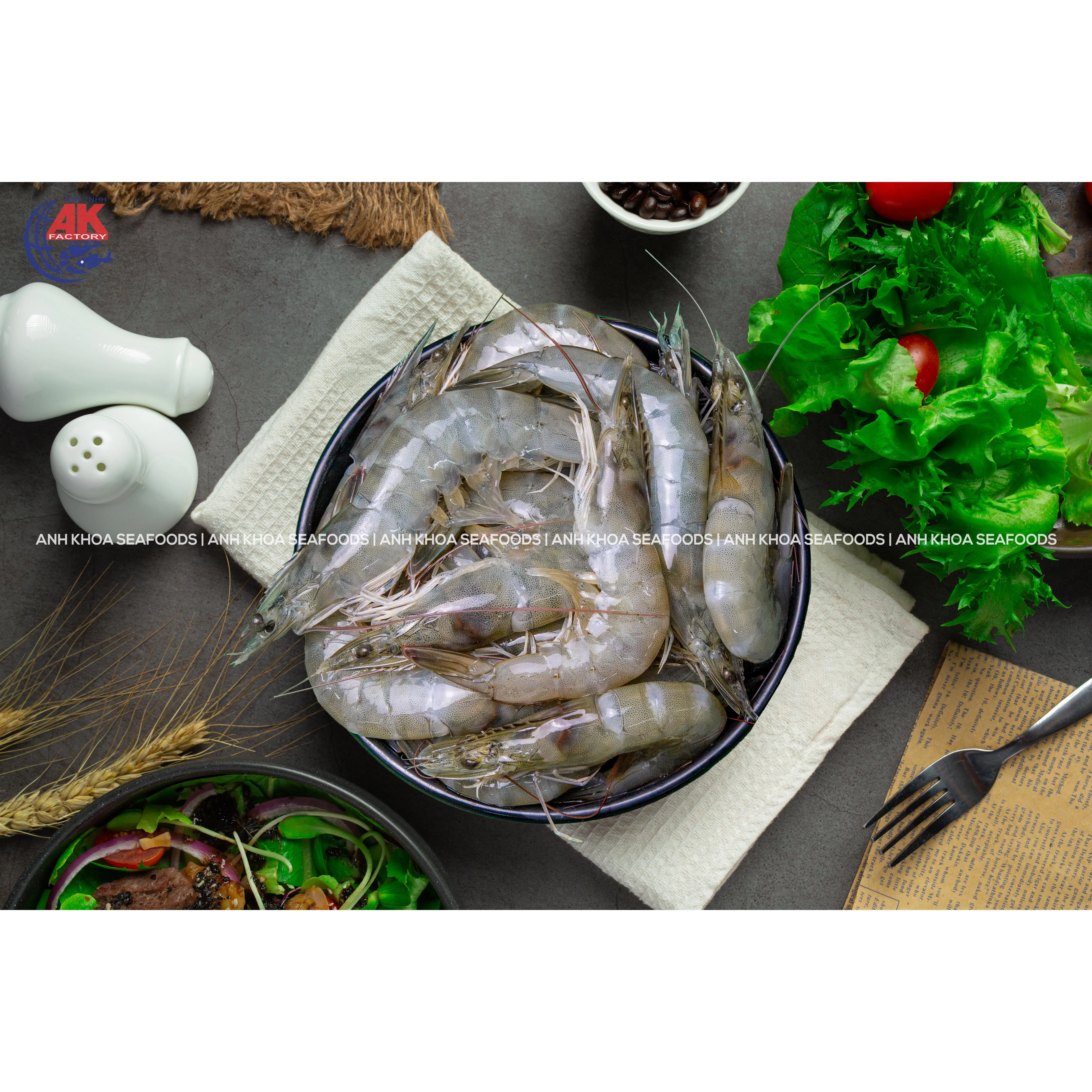 OEM Wholesale Seafood Supplier W/HOSO Fresh Vannamei Shrimp Head On Shell On With Custom Weight Request Origin From Vietnam