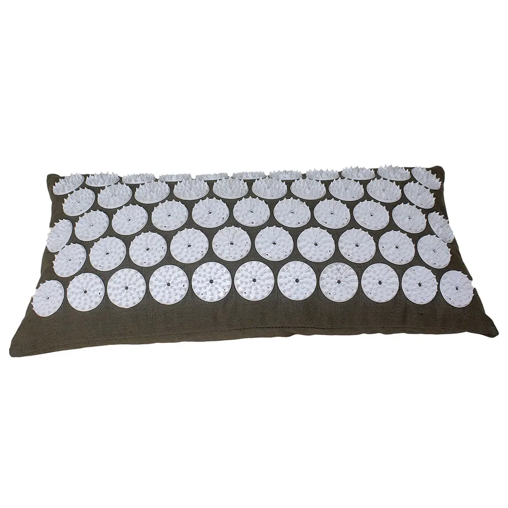 Massager Pillow (Round Disc) Acupressure Cushion Relaxation Yoga Pillow Spike For Multifunction Relieve Stress Pain Neck Body