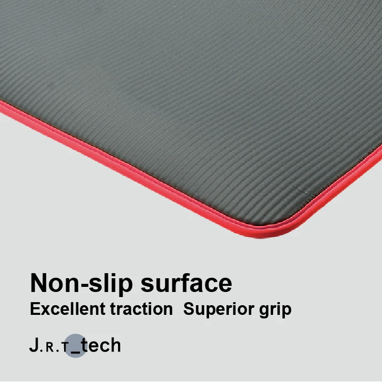 JRT custom logo 8/10/15mm thickness high quality workout durable eco friendly NBR yoga mat