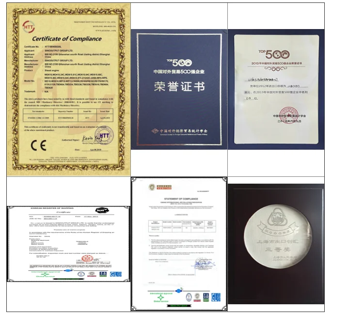 Sinooutput 2-stroke lifeboat engine 380J-3 with 20KW and ZF gearbox ZF12M with RS certificate