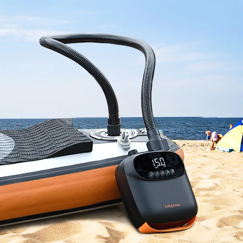 AIRBANK Digital Smart Inflation & Deflation Air Mattress Pump Electric Paddle Board Pump Mini Air Pump For Sup