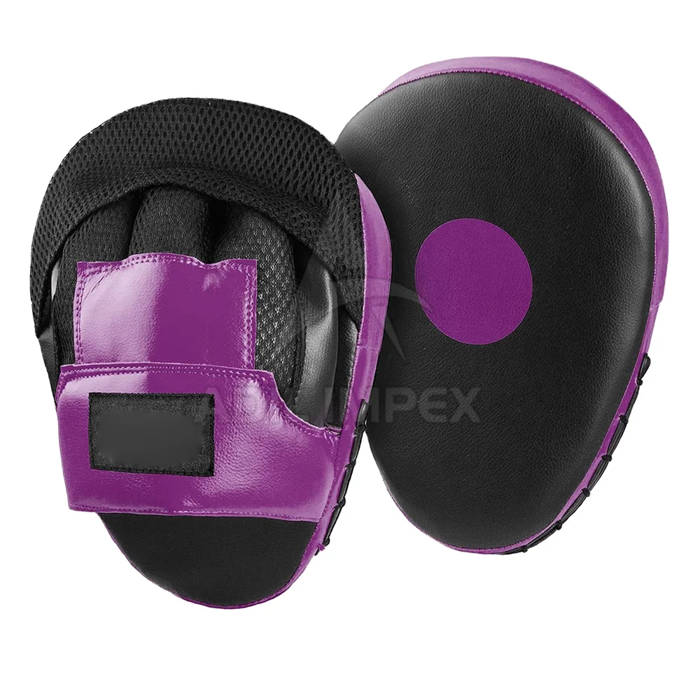 High Quality Martial Arts Pu Leather Boxing Focus Mitts Hand Puncing Pad Hand Target Mitts