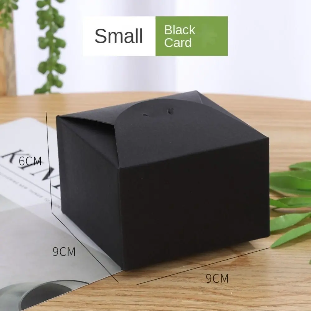 TRIHO TRb-1166 Kraft Paper Gift Package Square Packaging Tags for Candies and Crafts Matte Finish Embossed Cardboard Material