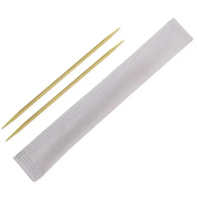 High Class Thin Wholesale Disposable Wooden Natural Cheap Custom Bulk 100% Bamboo Toothpicks