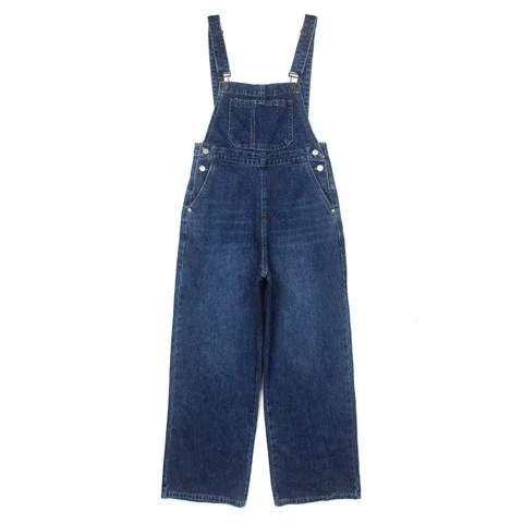 Hot selling breathable overalls Women Casual Denim Jumpsuit Long Suspenders Sunflower Overall Backless Jumpsuit With Pockets