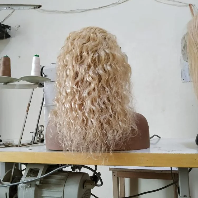 Best indian 613 blonde hair wigs 100% Single Donor Hair Frontal Hd Lace Swiss Lace Transparent Lace Wig Vendor