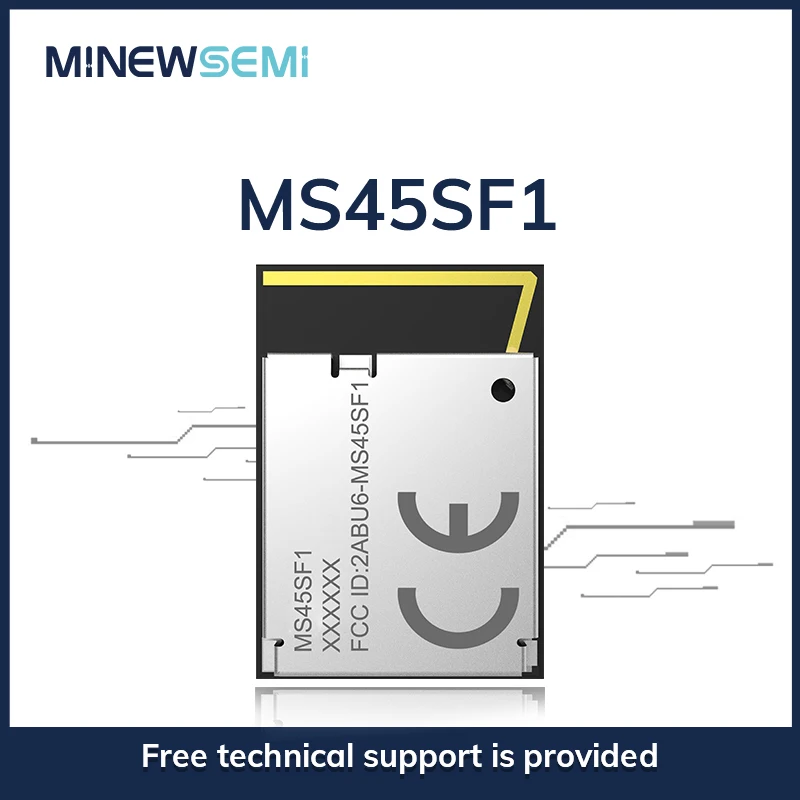 NRF5340 MS45SF1 беспроводной модуль IoT BLE длинный Zigbee с резьбой USB носимое устройство 5 1 BlueTooth