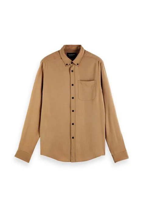 VINTAGE Selling Classic Plaid Long  Men Shirt Check Shirt Men With Chest Pocket Full Sleeve Shirt For Men