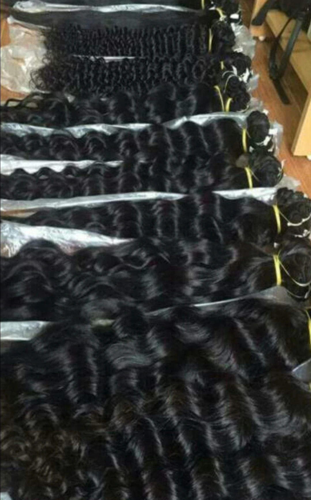 Indian Remy Virgin Hair at wholesale factory price natural curly from Indian supplier