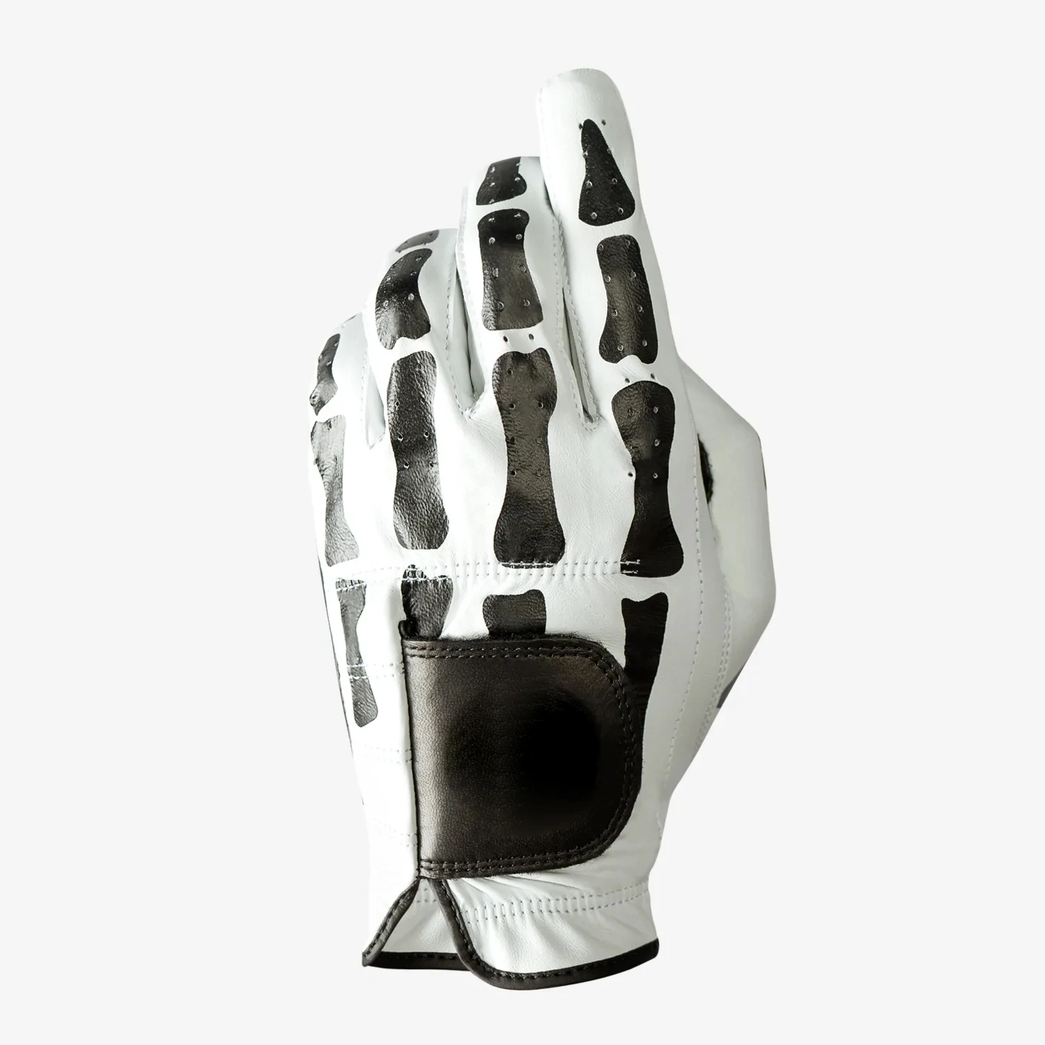 skull golf gloves Qualified 1 Hand Leather Print Golf Gloves Synthetic Leather Golf Gloves With Package
