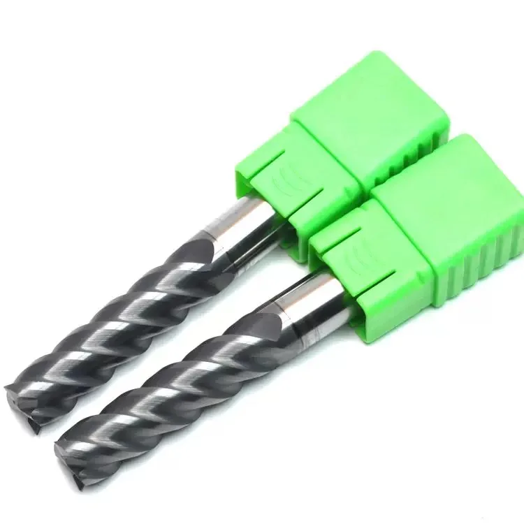 Tungsten Cobalt ODM/OEM CNC Milling Cutter Coated Carbide End Mill Scrap Furniture 50mm Overall Length Tin-Coated Milling